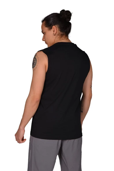 Joma Sprint - Siyah Pamuklu Kolsuz Erkek Tshirt - 4231114 - 3