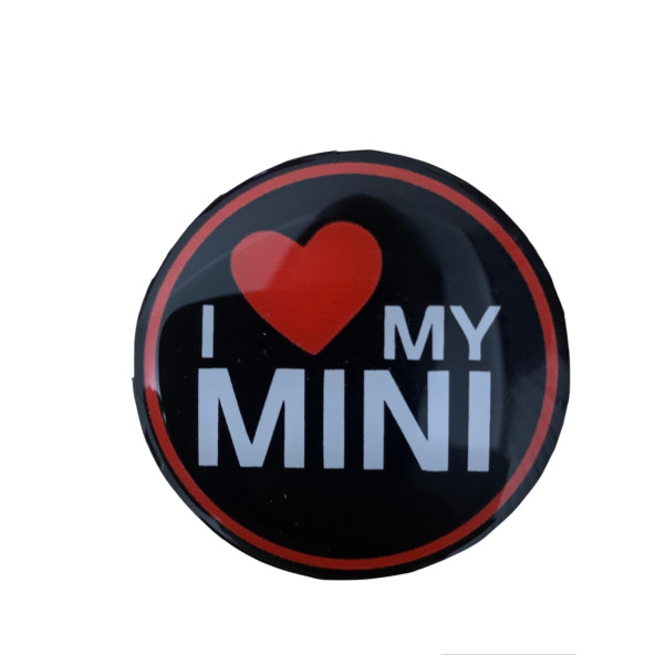 MINI COOPER I LOVE MY MINI LOGOLU 56 MM JANT GÖBEK DAMLA STICKER - 1