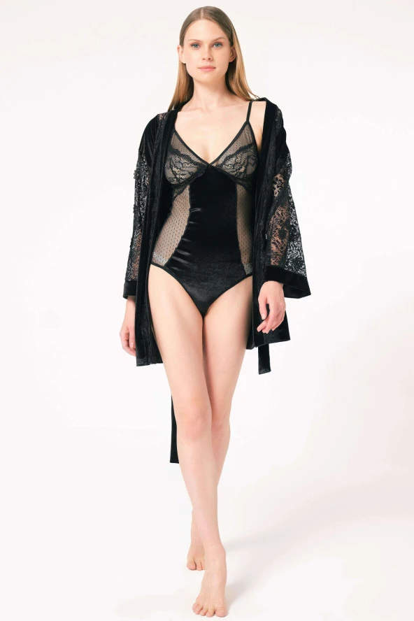 Anıl 5689 Bayan Sabahlık Badi Takım - 2