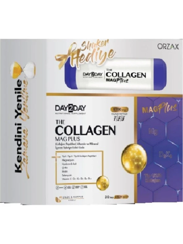 Day2day The Collagen Mag Plus 30 Saşe Shaker  Day2day Magplus