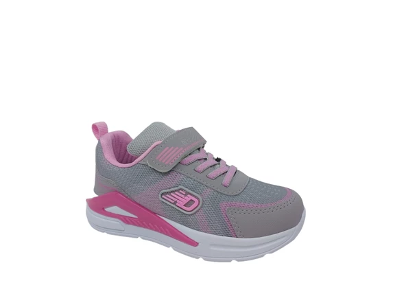 N'drops 019 Kız Çocuk File Cırtlı Spor Ayakkabı - 4