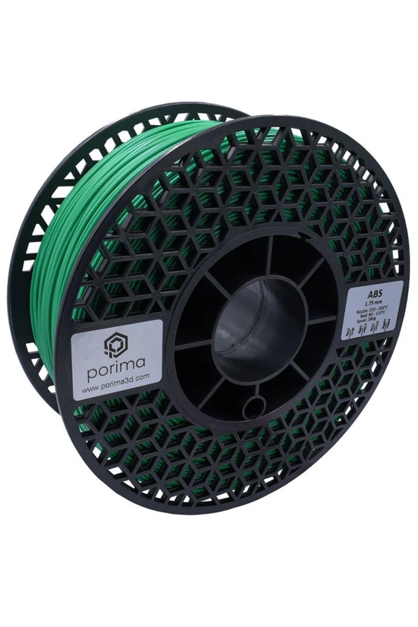 Porima ABS 1.75mm Yeşil RAL6029 Filament 1 Kg