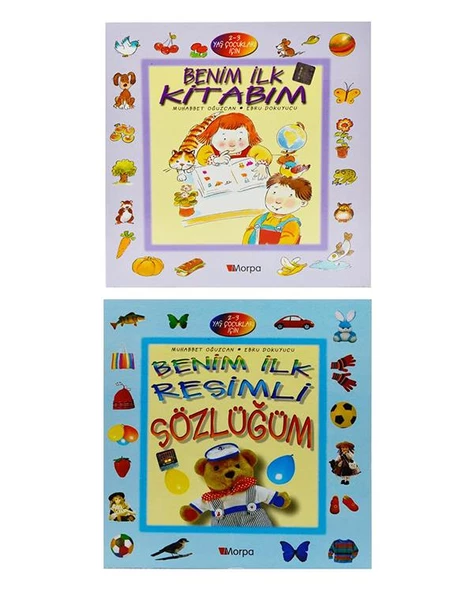 2-3 Yaş Benim İlk Kitaplarım Serisi 2 Kitap Morpa Yayınları
