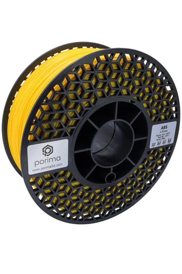 Porima ABS 1.75mm Sarı RAL1023 Filament 1 Kg