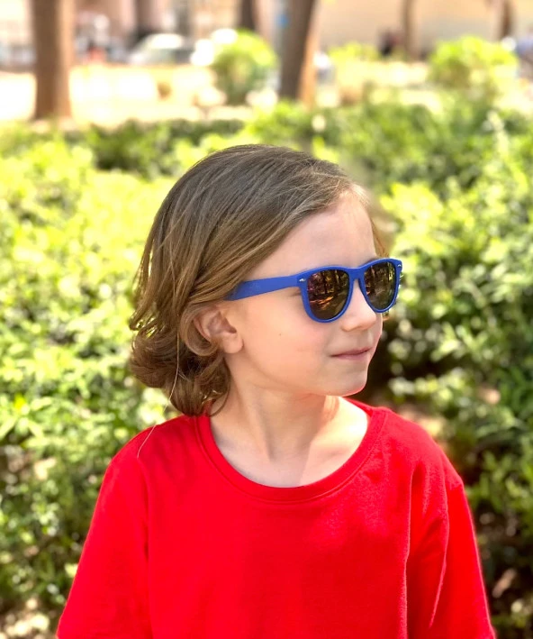 WAYFARER MAVİ/MOR AYNA Polo Exchange Çocuk Gözlüğü - 5