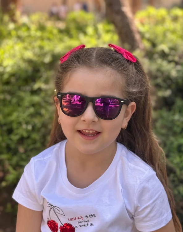 WAYFARER BLACK/MOR AYNA Polo Exchange Çocuk Gözlüğü - 9