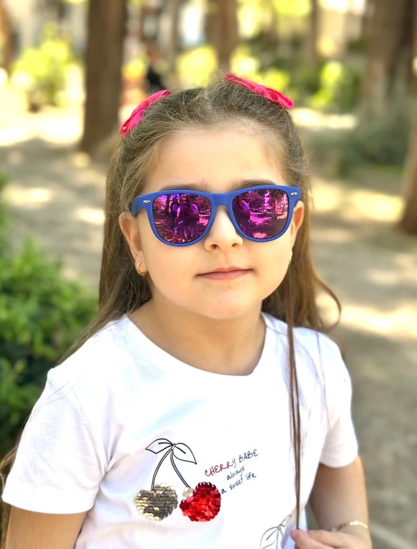 WAYFARER MAVİ/MOR AYNA Polo Exchange Çocuk Gözlüğü - 7