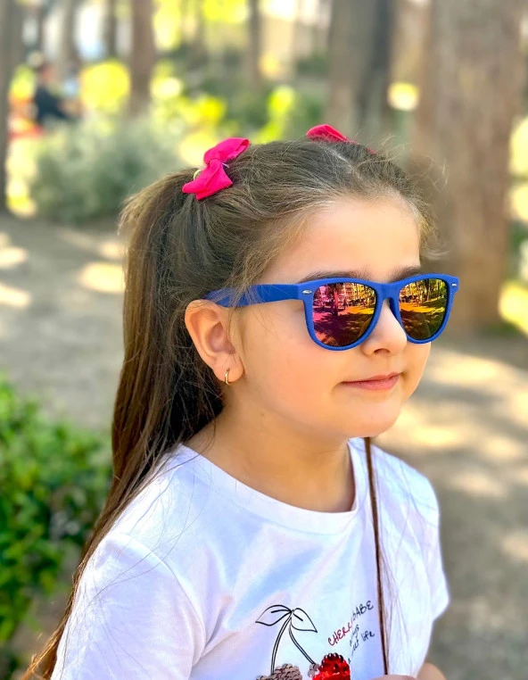 WAYFARER MAVİ/MOR AYNA Polo Exchange Çocuk Gözlüğü - 9