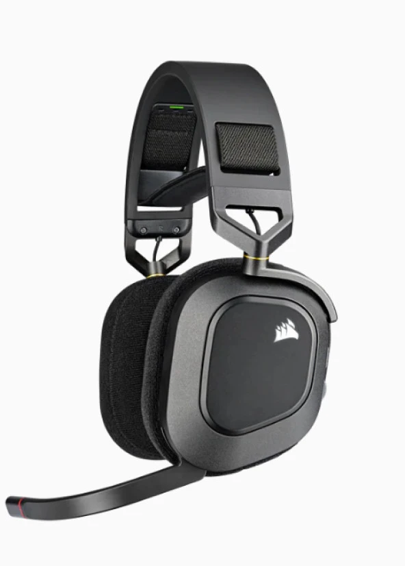 CORSAIR HEADSET-CA-9011235-EU HS80 RGB WIRELESS Premium Gaming Headset with Spatial Audio - Carbon