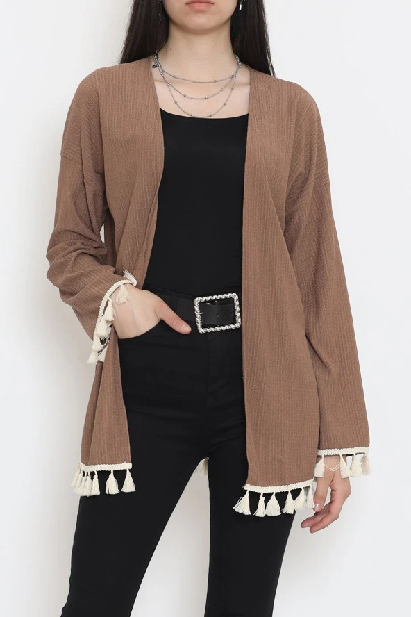 Ponponlu Kimono Kahve - 12577.631. - 3