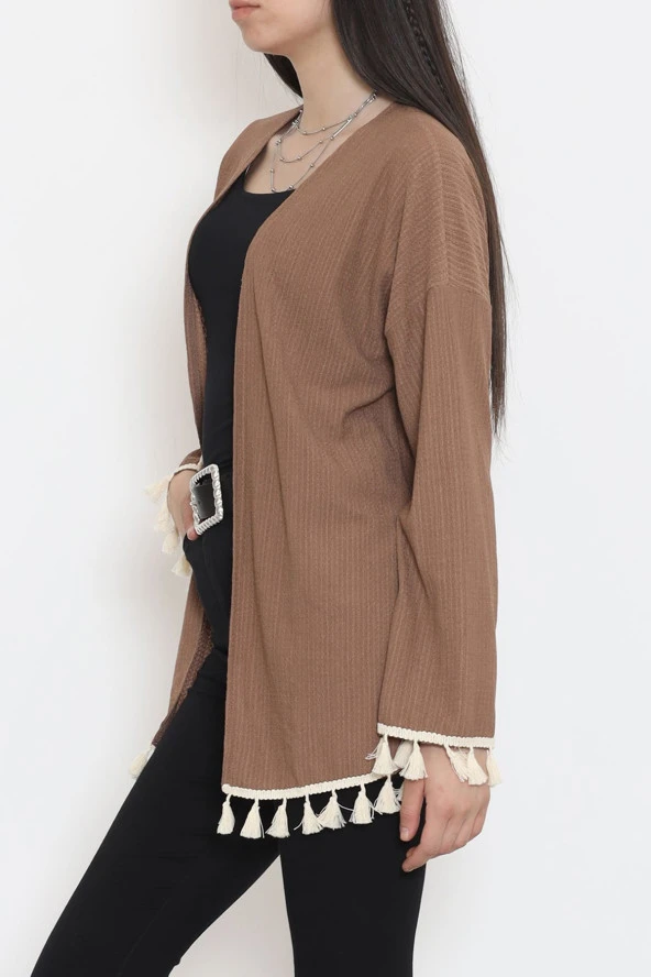 Ponponlu Kimono Kahve - 12577.631. - 4