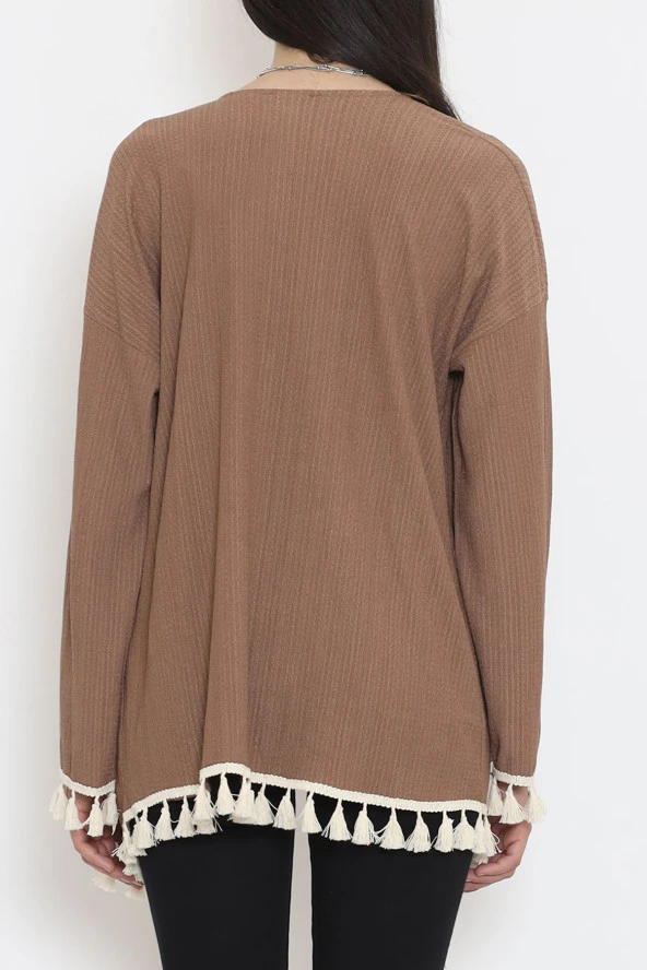 Ponponlu Kimono Kahve - 12577.631. - 7