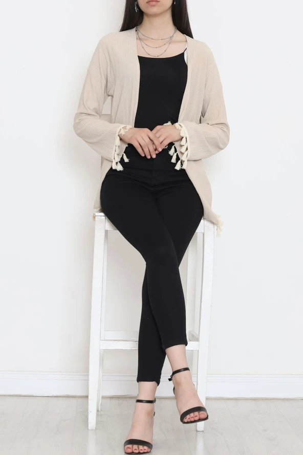 Ponponlu Kimono Bej - 12577.631. - 4