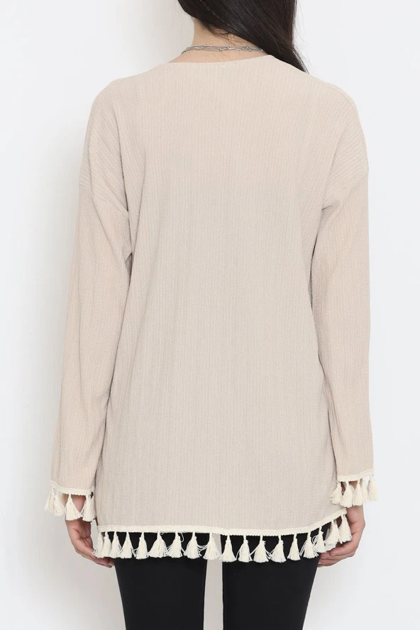 Ponponlu Kimono Bej - 12577.631. - 8