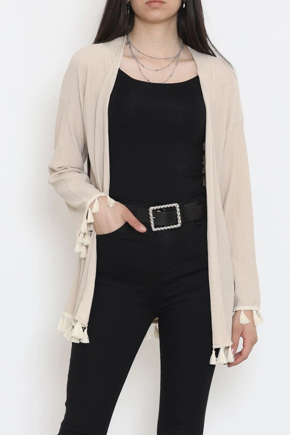 Ponponlu Kimono Bej - 12577.631. - 3