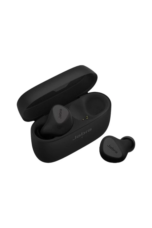 Jabra Elite 5  Kablosuz Kulak Içi Kulaklık ve Kablosuz Sarj Cihazı ANC Connect 5T - Titanyum Siyah