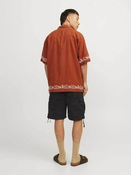 Jack Jones Cole Tucker Erkek Kargo Şort 12253122 - 5