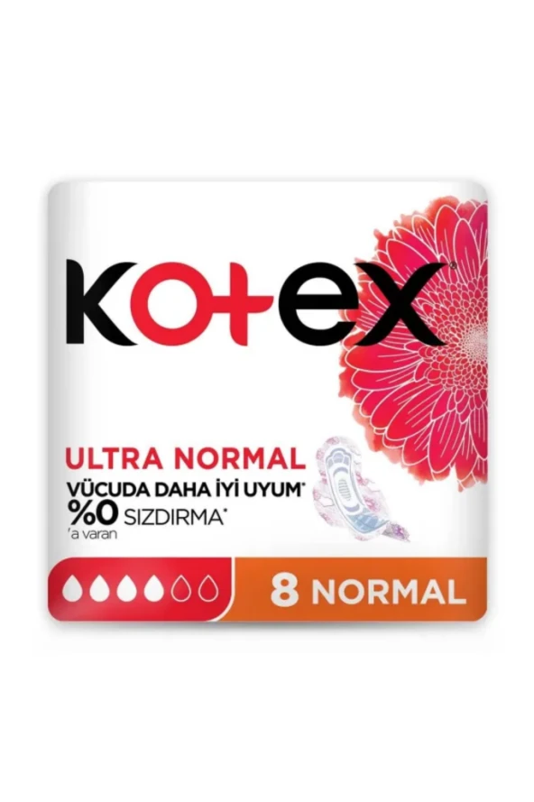 Kotex Ultra Normal 8'li Paket Hijyenik Ped %0 Sızdırma