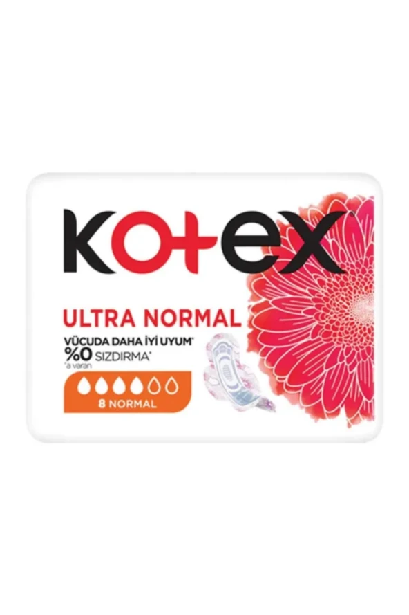Kotex Ultra Normal 8'li Paket Hijyenik Ped %0 Sızdırma - Resim 3