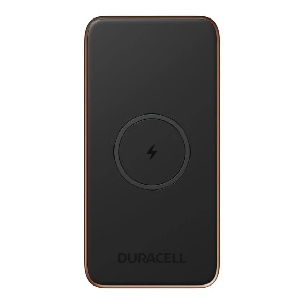 Duracell 10.000mAh Wireless Powerbank Core10 PD 25W ( USB-A, USB-C ) - Siyah