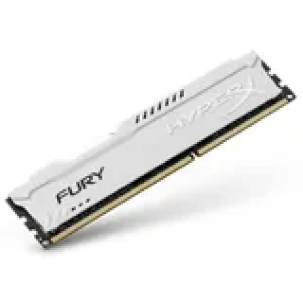 Kingston HyperX FURY 4GB 1600MHz DDR3 CL10 DIMM - White HX316C10FW/4 Gaming Ram Bellek Performans ürünü - 1