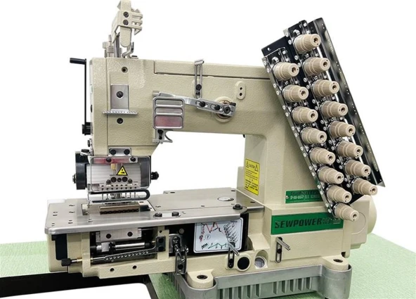 Sewpower SP-008-12064P 12 İğne Burunlu Lastik Şerit Makinesi ürün görseli