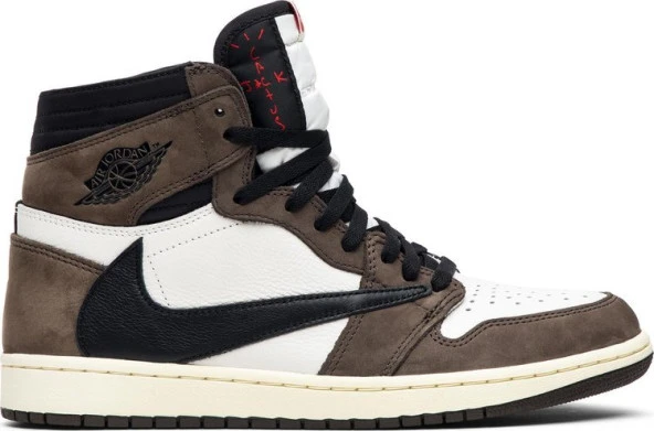 Nike Travis Scott x Air Jordan 1 Retro High OG 'Mocha' Spor Ayakkabı