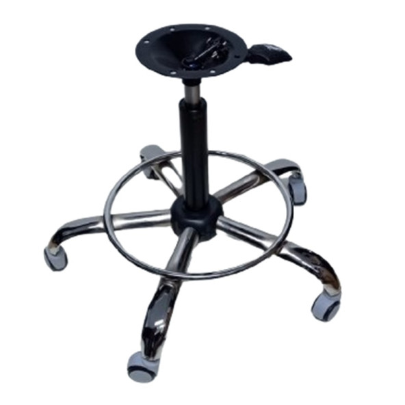 Kendinden Çemberli Bar Taburesi Ayağı Siyah Pistonlu Mekanizmalı - 2