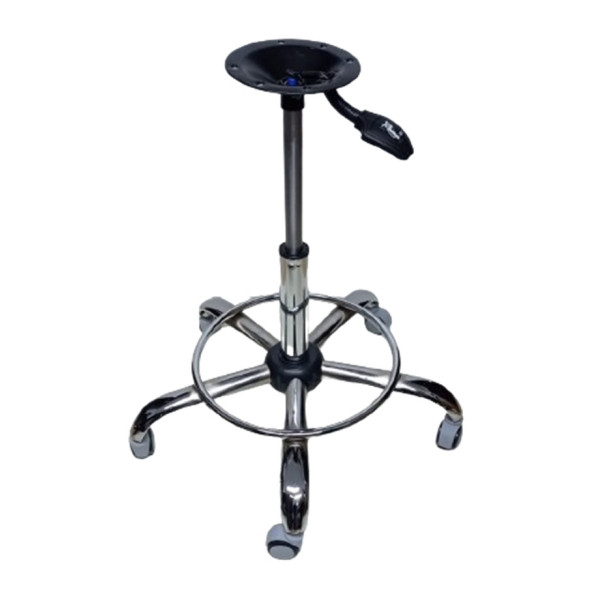 Kendinden Çemberli Bar Taburesi Yıldız Ayağı Krom Pistonlu Mekanizmalı - 3