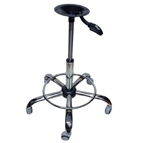 Kendinden Çemberli Bar Taburesi Yıldız Ayağı Krom Pistonlu Mekanizmalı - 5