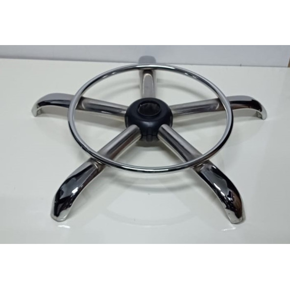 Kendinden Çemberli Tabure Ayağı Kromaj Kaplı Yıldız Ayak - 2