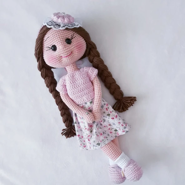 Sevimli Betüş Bebek Amigurumi Organik Oyuncak - 1