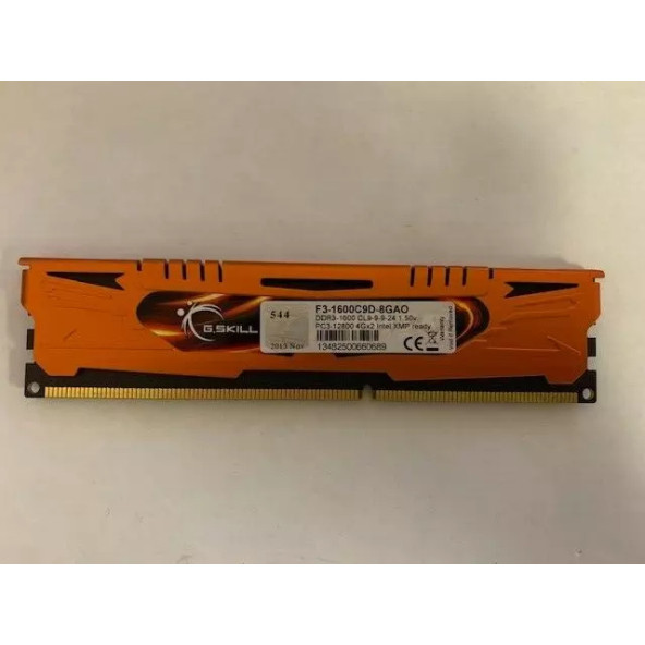 G.SKILL Ares Series 4GB  240-Pin DDR3 SDRAM DDR3 1600 PC3 12800F3-1600C9D-4GAO MASAÜSTÜ RAM BELLEK - 2