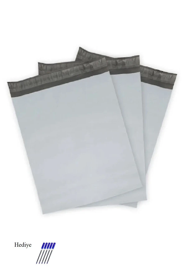 Cepsiz Büyük Boy Kargo Poşeti 35x45+5 cm - 300 Adet (40+40=80 Mikron) ürün görseli 1