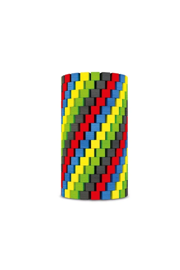 Redka Ahşap Renkli Birim Küpleri - Resim 2