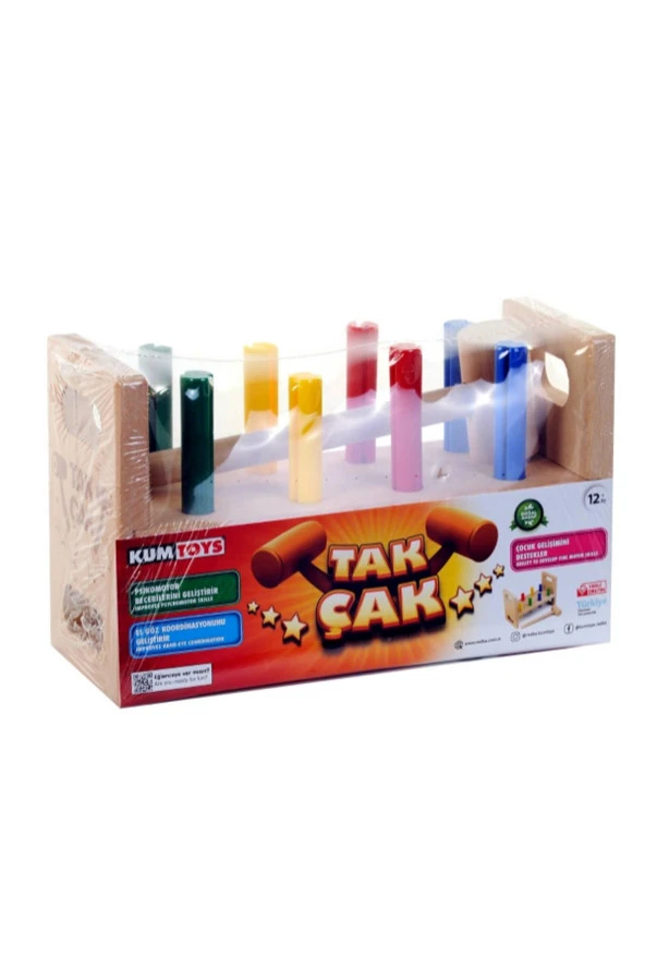 TOPTANBULURUM Kumtoys Ahşap Tak Çak ürün görseli 1