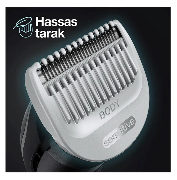 Braun BodyGroomer 3 BG 3350 SkinShield Teknolojisi 3 Ek Parçalı Vücut Bakım Seti - 3