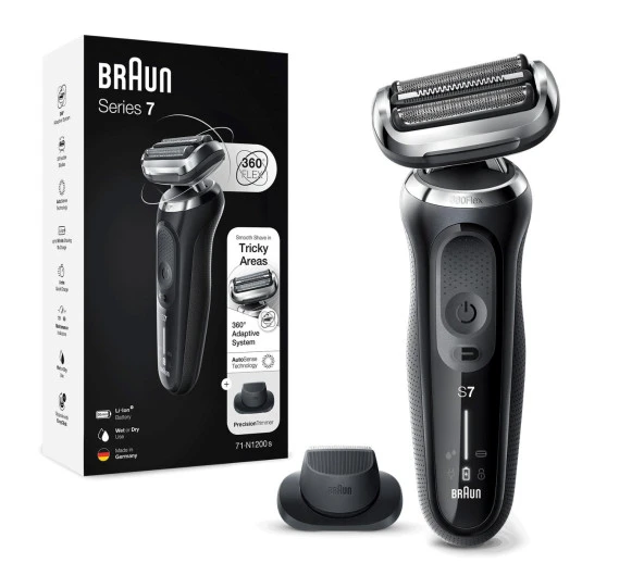 Braun Easyclick Yeni Seri 7 N1200s Kablosuz Tıraş Makinesi