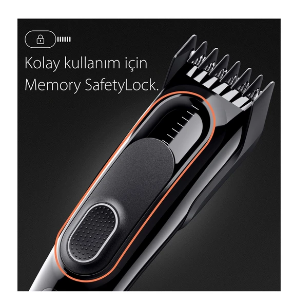 Braun Series 5 Hc5310 Erkekler İçin 17 Uzunluk Ayarına Sahip Saç Kesme Makinesi - Resim 5