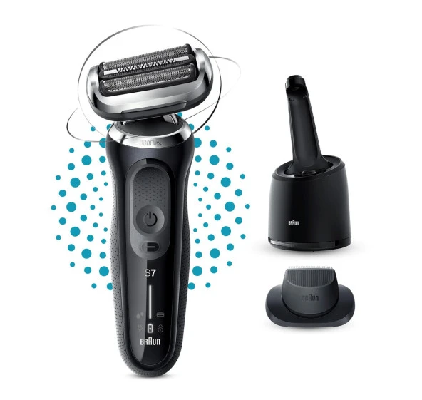 Braun Yeni Seri 7 N7200cc SmartCare AutoSense, 360° Flex Islak Kuru Kablosuz Tıraş Makinesi