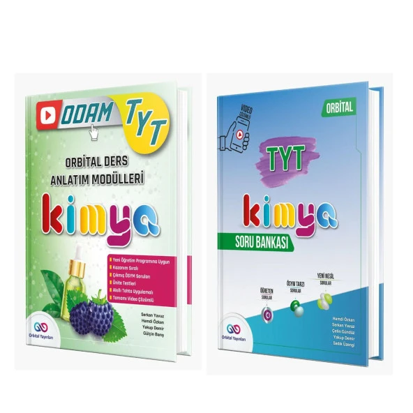 Orbital TYT Kimya Konu ve Soru Bankası Seti 2 Kitap