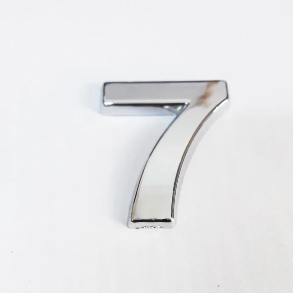 Cemax 7 Rakamı 3,75 cm Krom Yapışkanlı ürün görseli 1