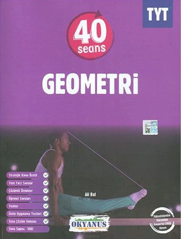 TYT 40 Seans Geometri Soru Bankası Okyanus Yayınları