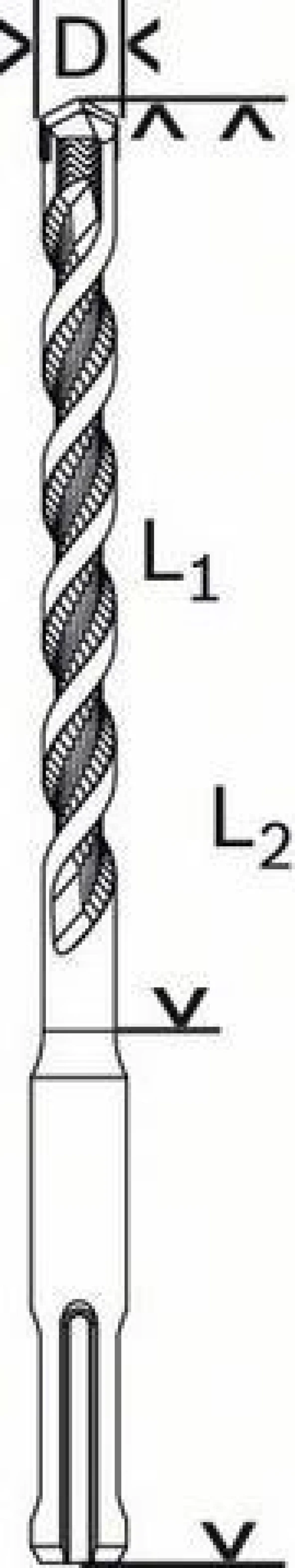 Bosch SDS PLUS-1 10X210 Matkap Ucu - Resim 3