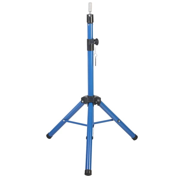 Kuaför Eğitim Mankeni İçin Metal Tripod - Mavi + Taşıma Çantası - 2