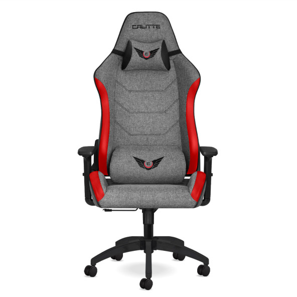 Calitte Profesyonel Kumaş Oyuncu Koltuğu - Supra Sp - Gri Kırmızı - 2