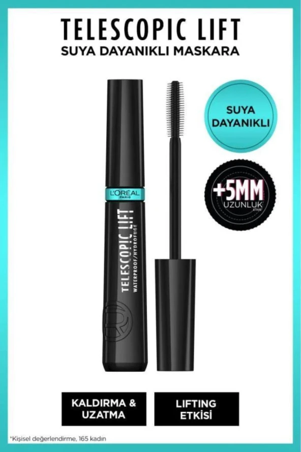 Loreal Paris Telescopic Lift Suya Dayanıklı Maskara