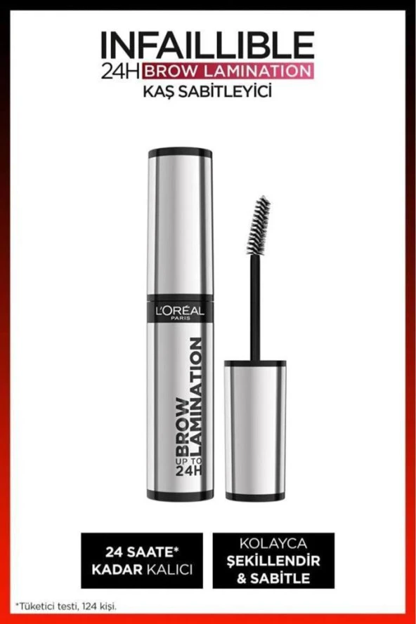 Loreal Paris Infaillible 24 Saat Kalıcı Şeffaf Kaş Sabitleyici - Siyah