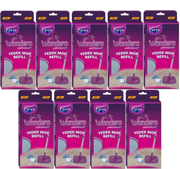 Parex Wondero Yedek Paspas Mop Refill (9 Lu Set)