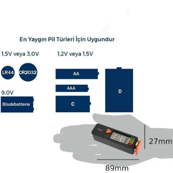 TFA 98.1126.01 PİL DOLULUK ÖLÇÜM CİHAZI - Resim 2